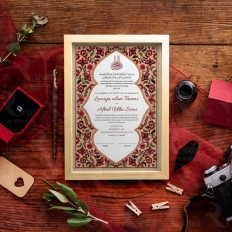 Embracing Tranquility with the Persian Inspired Nikah Nama