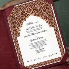 Persian-Indian Elegance in Folder Nikah Nama