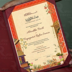 Akbar Creativity Tribute in Folder Nikah Nama