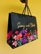 Elegant Floral Wedding Carry Bags (MOQ 100)