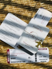 Journey of Love-Passport & Boarding Pass Wedding Invitation Suite