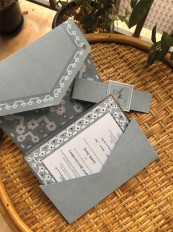 The Jamdani Heritage Wedding Invitation
