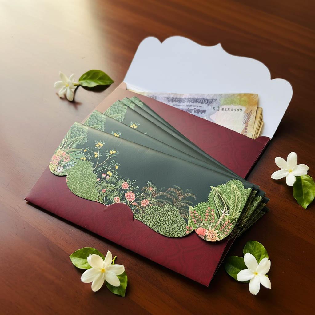 Nature Motif Premium Gift Envelopes